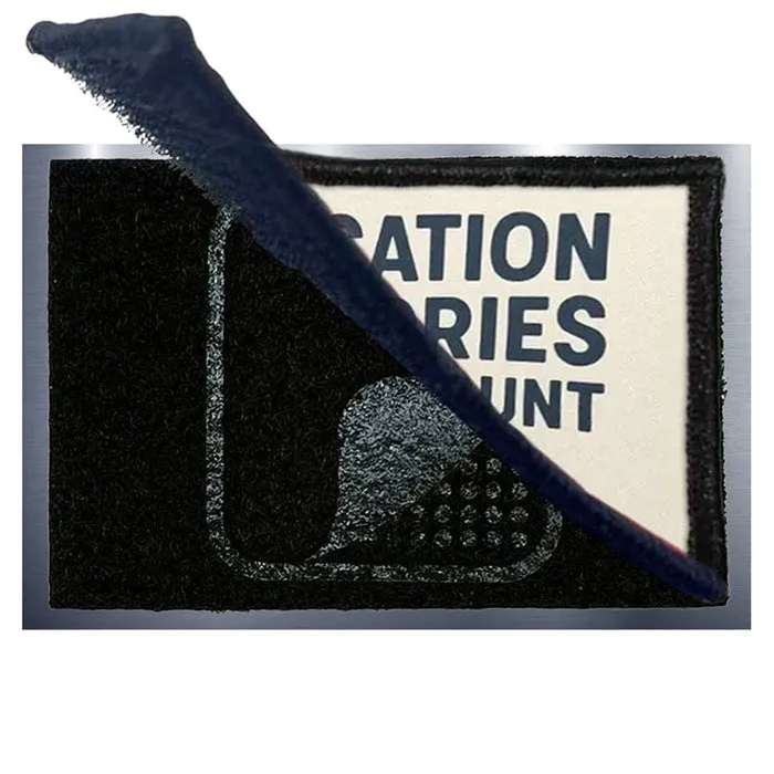 Pull Patch Vacation Calories patch magnet + velcro