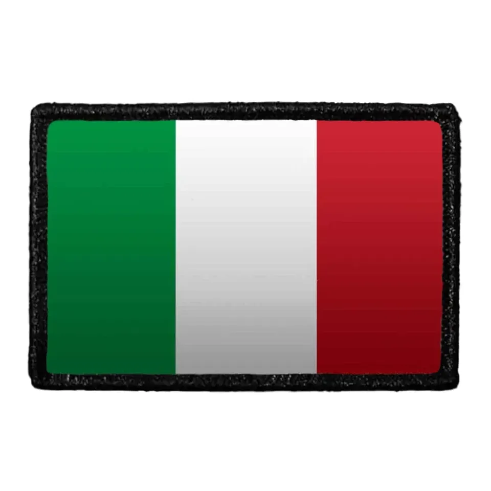 Pull Patch Italy Flag patch farve velcro