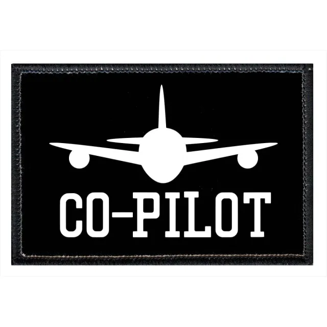 Pull Patch Co-Pilot velcromærke 76x51 mm