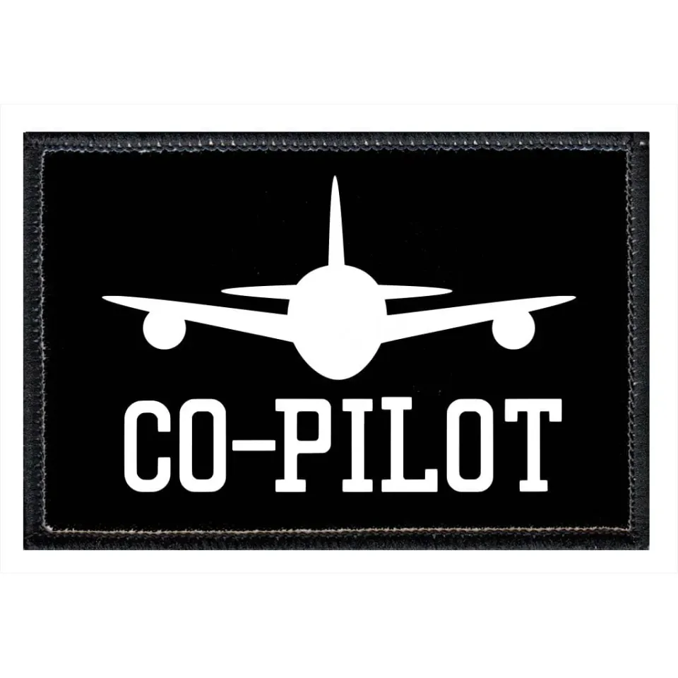 Pull Patch Co-Pilot velcromærke 76x51 mm