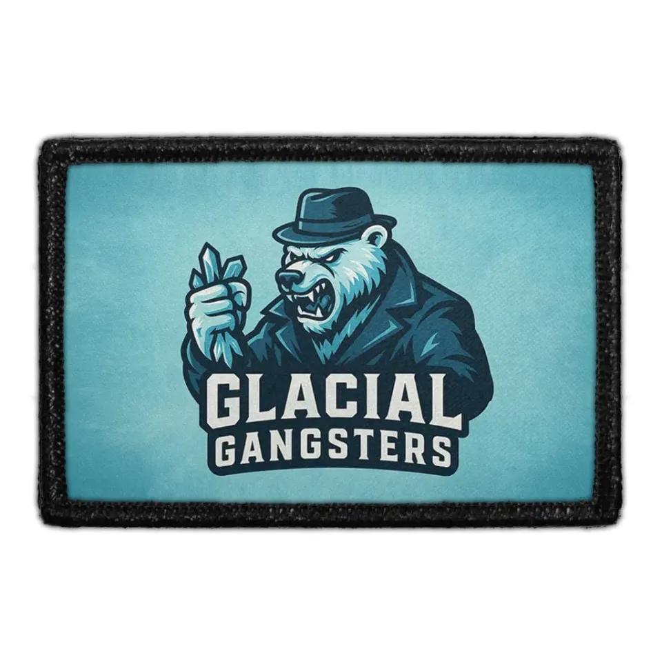 Pull Patch Glacial Gangsters patch 76x51mm velcro