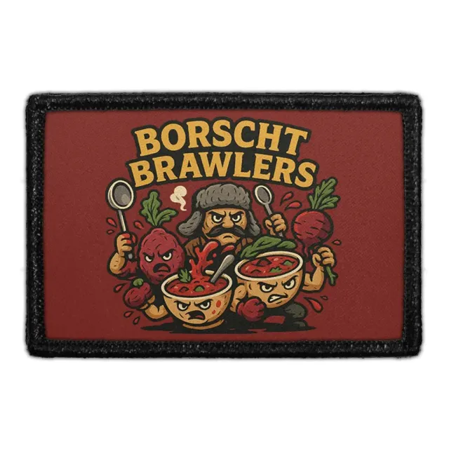 Pull Patch Borscht Brawlers velcromærke mad