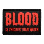 Pull Patch Blood Is Thicker Than Water patch med velcro vampyr
