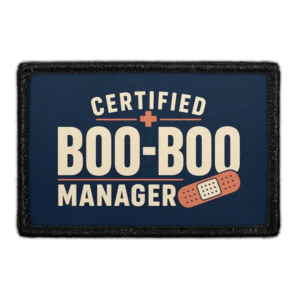 Pull Patch Certified Boo-Boo Manager patch med velcro
