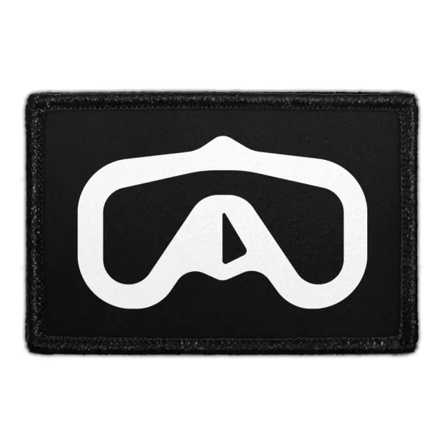 Pull Patch Diver Mask patch velcro 7,6x5 cm