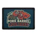 Pull Patch Pork Barrel Pounders patch 76 mm velcro