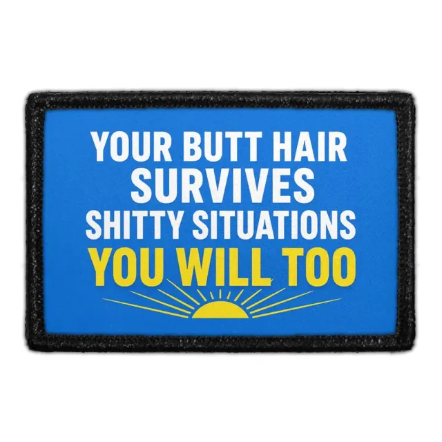 Pull Patch Your Butt Hair patch 7,6x5 cm fræk humor