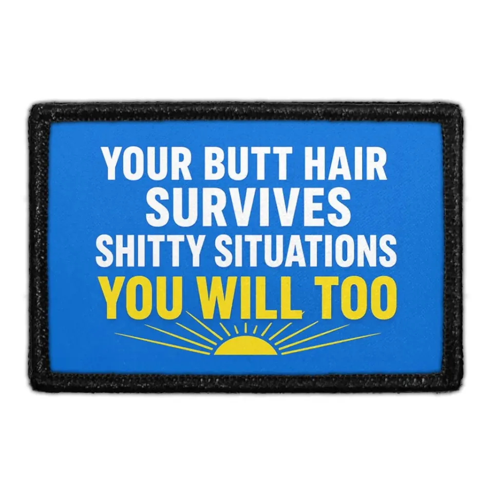 Pull Patch Your Butt Hair patch 7,6x5 cm fræk humor