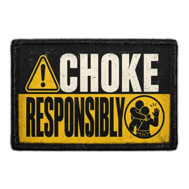 Pull Patch Choke Responsibly patch 3x2 kampsport