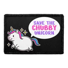 Pull Patch Save The Chubby Unicorn patch velcro