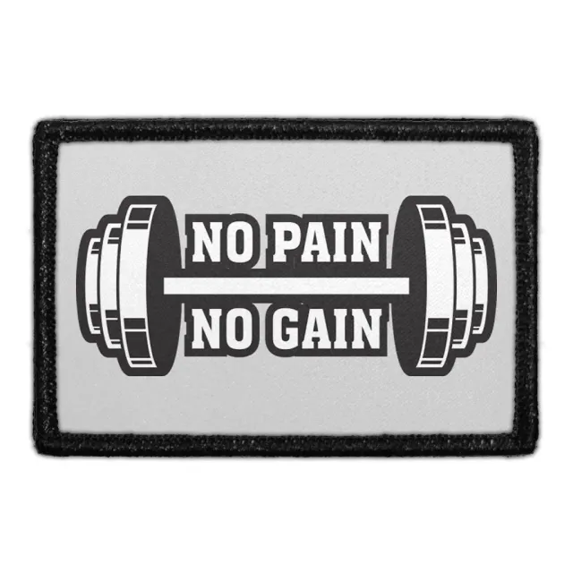 Pull Patch No Pain No Gain patch 7,6x5 cm velcro