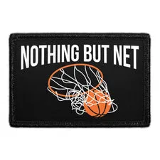 Pull Patch Nothing But Net basketball patch 3x2