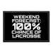 Pull Patch Weekend Forecast 100 Chance Of Lacrosse patch velcro