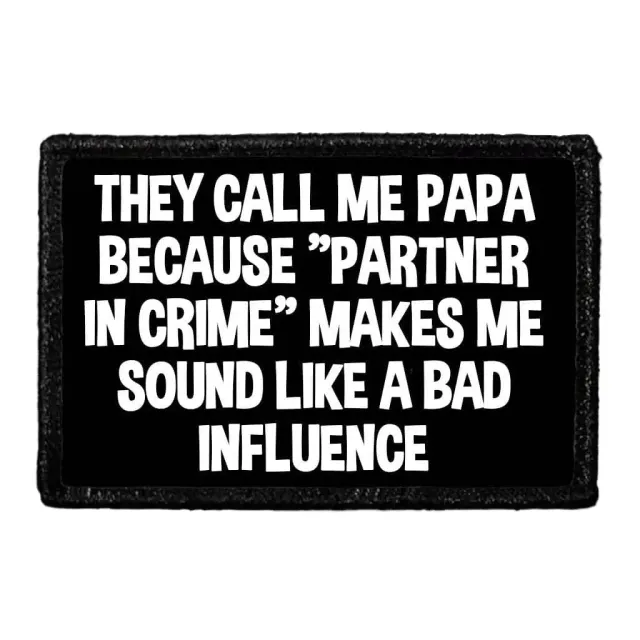 Pull Patch They Call Me Papa patch 76x51 mm far-gave