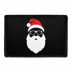 Pull Patch Hipster Santa patch med velcro jul