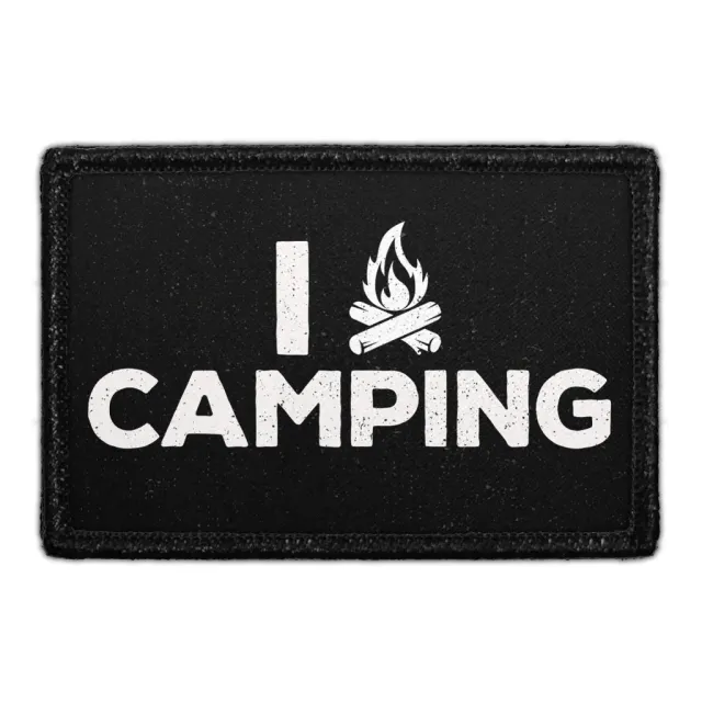 Pull Patch I Fire Camping patch med velcro – camping
