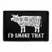 Pull Patch I'd Smoke That Cow patch velcro