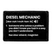 Pull Patch Diesel Mechanic velcromærke 76x51 mm