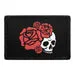 Pull Patch Skull Roses patch med velcro roser