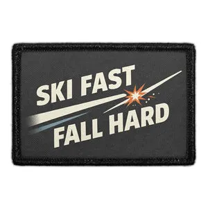 Pull Patch Ski Fast Fall Hard patch med velcro 3x2 ski