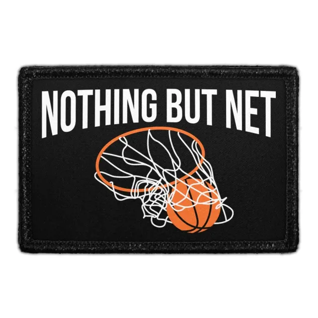 Pull Patch Nothing But Net basketball patch velcro