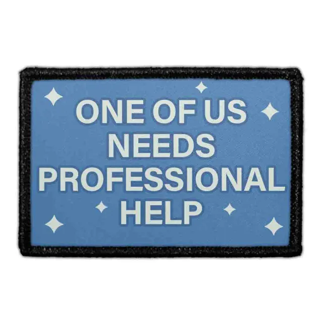 Pull Patch Professional Help patch med velcro 1 stk tekst