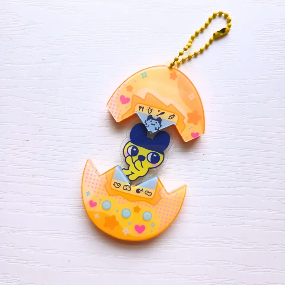 Appleminte Mametchi pop-up nøglering 63 mm magnet