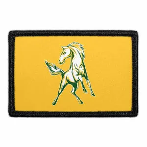 Pull Patch Horse patch gul med hest