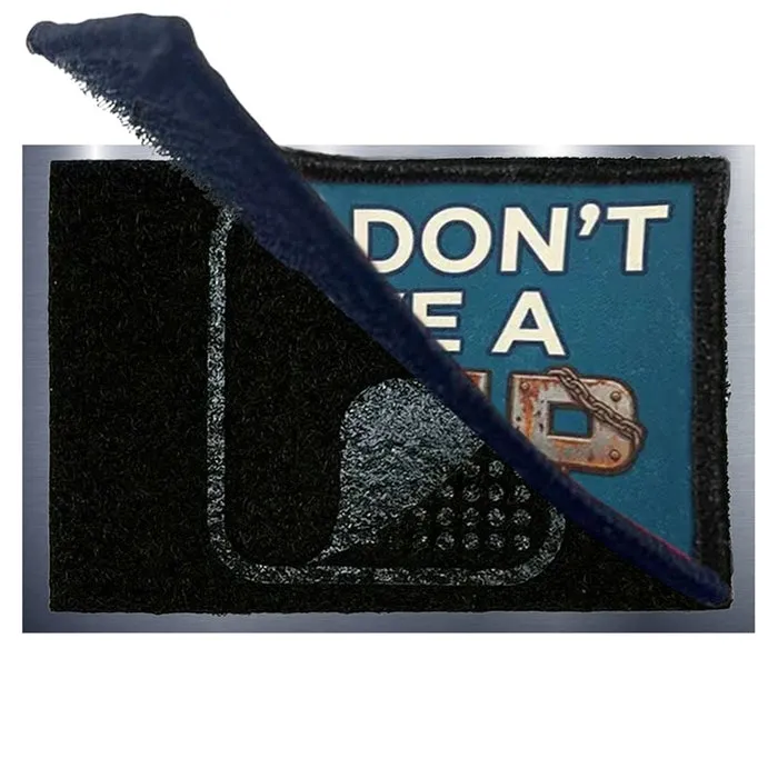 Pull Patch We Don't Give A Ship patch 3x2 magnet loop