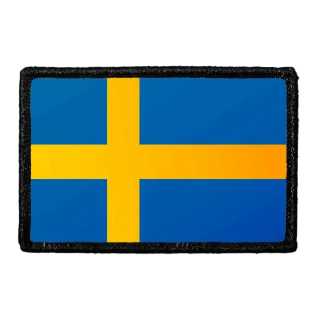 Pull Patch Sweden Flag patch farve velcro