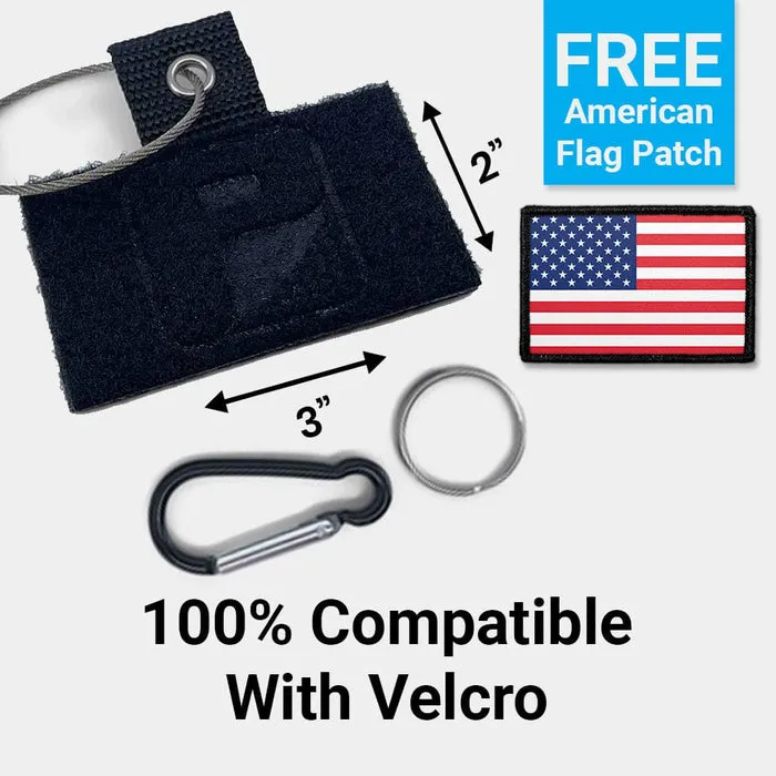 Pull Patch Tag Horizontal tag med velcro – dobbeltsidet