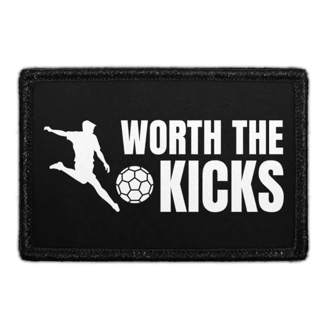 Pull Patch Worth The Kicks patch med velcro