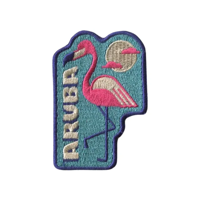 Vagabond Heart Aruba strygemærke broderet