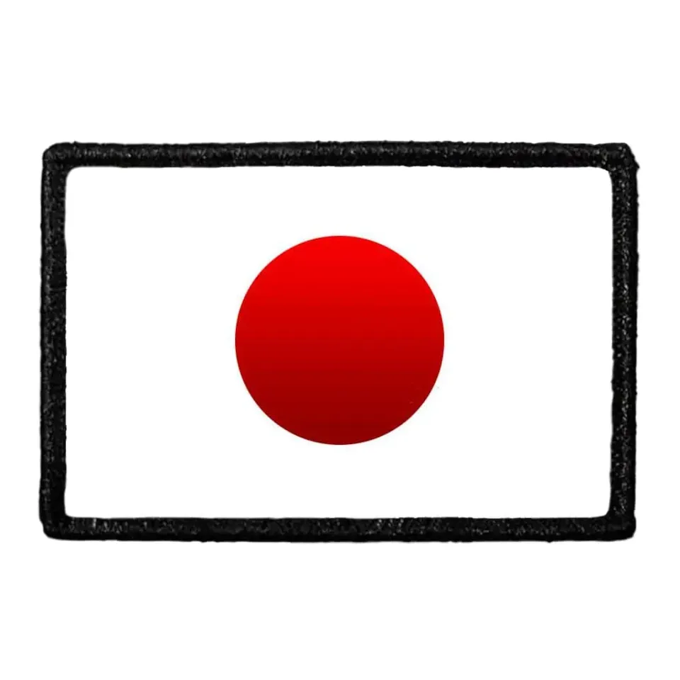 Pull Patch Japan Flag patch farvet 1 stk