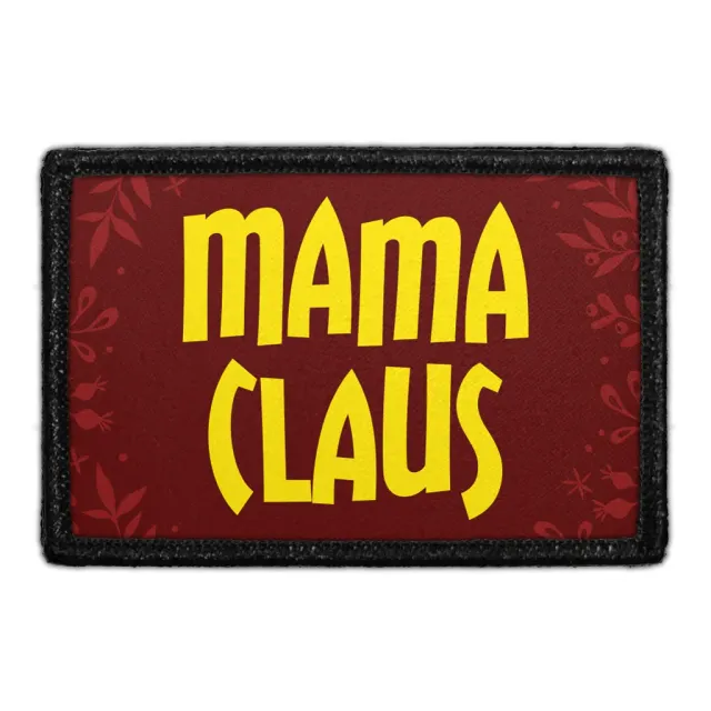 Pull Patch Mama Claus patch jul velcro