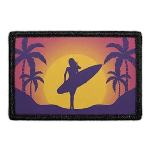 Pull Patch Surfer At Sunset Female patch velcro 76x51 mm