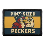 Pull Patch Pint-Sized Peckers patch 76x51 mm velcro