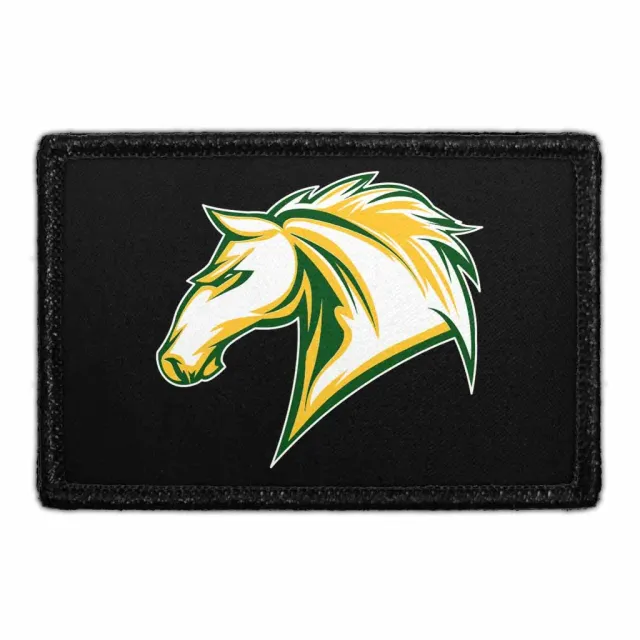 Pull Patch Horse Head patch sort hestehoved 7,6x5 cm
