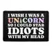 Pull Patch Unicorn Stab Idiots patch med velcro