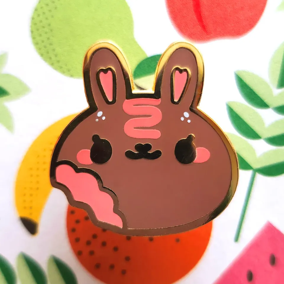Appleminte Rasbunny Truffle pin mini hård emalje