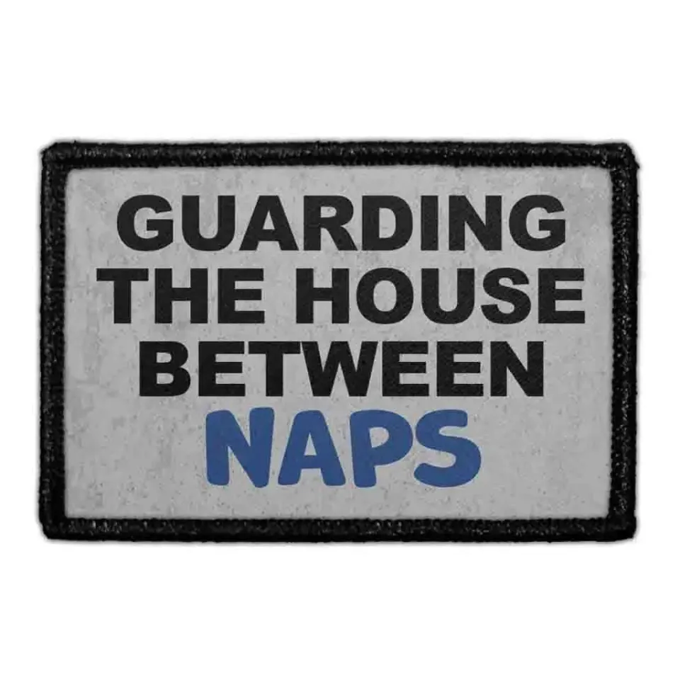 Pull Patch Guarding The House Between Naps patch hund