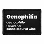 Pull Patch Oenophilia patch 7,6x5 cm ordbog