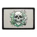 Pull Patch Marijuana Skull patch med velcro grønt kranie