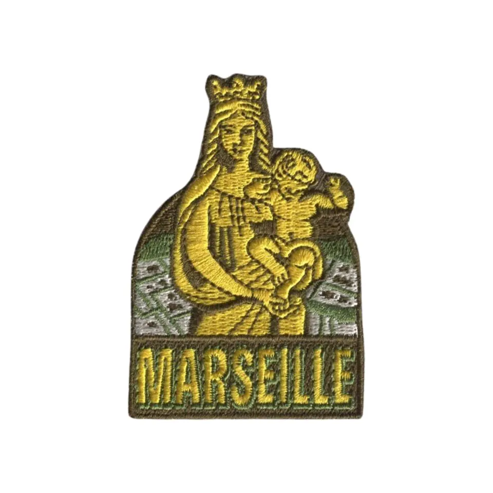 Vagabond Heart Marseille strygemærke broderet 76x51 mm