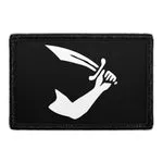 Pull Patch Pirate Thomas Tew Flag patch velcro