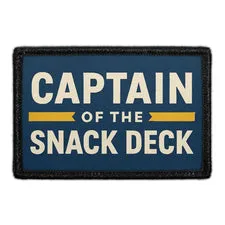 Pull Patch Captain of the Snack Deck patch krydstogt