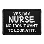 Pull Patch Nurse patch med velcro 7,6x5 cm sjov