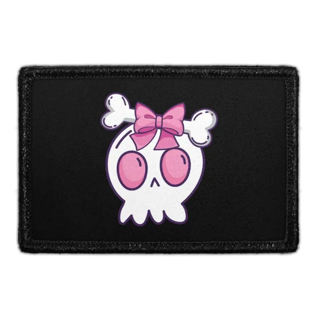 Pull Patch Girl Skull patch velcro 76x51mm