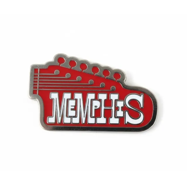 Vagabond Heart Memphis emaljepin 32x25 mm guitar