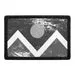Pull Patch Denver City Flag Black and White Distressed patch
